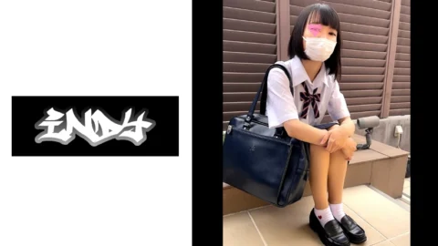 CRT-017 Worn for 17 hours [short height 145cm] white pants (full back) x school uniform x black hair = strongest beautiful girl
