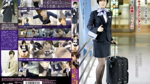 [UNCENSORED-LEAK] DKH-032 Revenge On Her Husband… An Active Cabin Attendant Makes A One-Time AV Appearance At ○da Airport To Revenge For Cheating