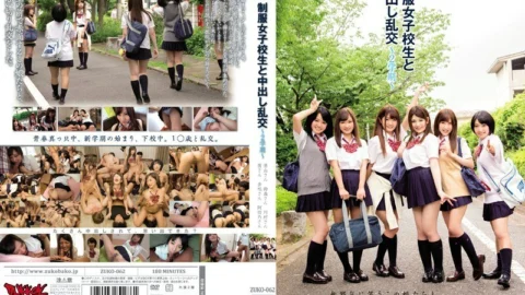 ZUKO-062 Creampie Orgy With Uniform School Girls ~ 2nd Semester ~