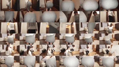 [UNCENSORED-LEAK] MRHP-051 The big-buttocked married woman next door is easily swayed and unconsciously seduces me in her tight dress, and I can’t resist, so I cum inside her every day. – Sakuma Tsuna