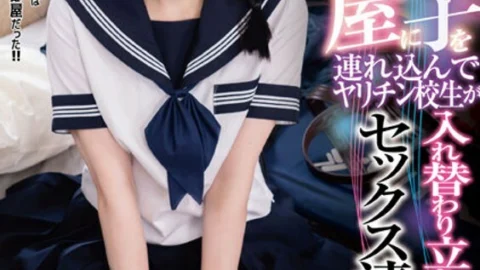 DANDY-898 A convenient sober girl is brought into the sex room and the schoolgirls take turns and have sex with each other.