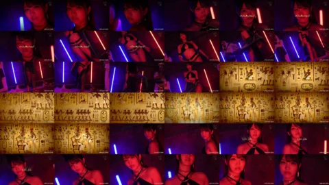 [UNCENSORED-LEAK] DASS-902 (Let’s be lewd) A dark-skinned beauty continues to verbally play in a mysterious language, an ancient Anubis slutty dirty talk. Kinoshita Himari