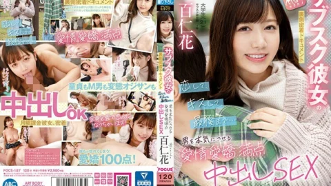 FOCS-187 Behind the scenes documentary of a subscription girlfriend: Love, kiss, and go all the way… Creampie sex with a full-on love charm that makes a man fall in love with her – Momoka – Hyakuninka
