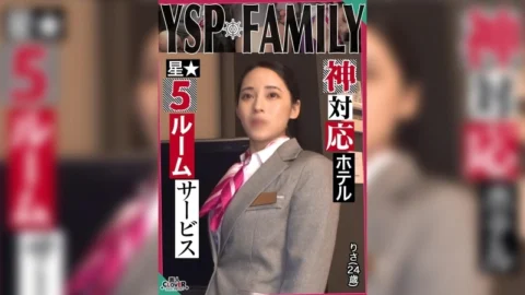 STCV-500 《YSPed Woman [Risa/24 years old/Hotel Staff]》Hardcore sex with a defenseless beautiful hotel woman while on the job! Enjoy the best room service with unlimited mouth and pussy… Don’t hesitate to cum deep in her vagina [YSP×FAMILY♯TA