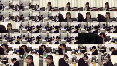[UNCENSORED-LEAK] HUNTC-409 A grumpy panty shot! A female employee whose underwear is occasionally visible during work. I thought she might be angry at me for peeking at her underwear, but it turns out she’s mad because I’m not making any naught