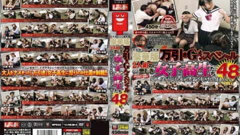 POST-091 Shoplifting G-Men Case Files Deluxe Edition Shoplifting G-Men Special Evil Schoolgirl Duo “Catch The Planned Vicious Shoplifters Doing As A Duo!” 48 People