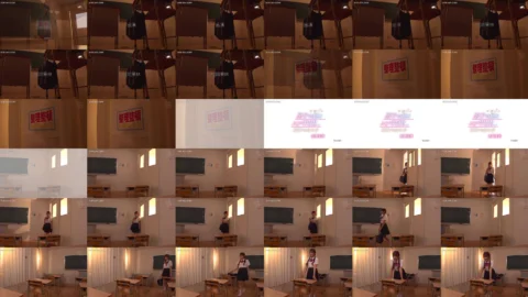 [UNCENSORED-LEAK] HMN-821 Karin Kitaoka, a girl who has sex with the desk of a boy she has a crush on