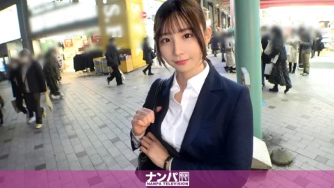 GANA-2659 Seriously Nampa, first shot. 1769 [Pantyhose Biribiri Clothes SEX] Picking up a real estate office lady in the first year of working life at Kichijoji! Suddenly the button on the blouse was unbuttoned, but because of her weak personality and H-l