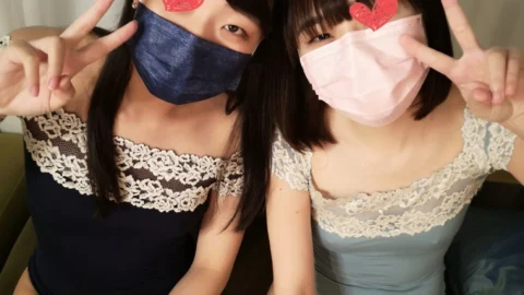 FC2-PPV-2214167 [Uncensored] Pleasure awakens with the first 3P !! Two different Iki intense heat sex Mari (21 years old) & Rie (20 years old)