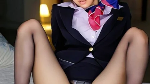 DV-1583 [Sokunuki] Affair training sex between a beautiful cabin attendant and a captain! When I arrived at the hotel, I was united while wearing a uniform. No matter how many times she is squid by the captain’s relentless hard piston, CA begs to pok